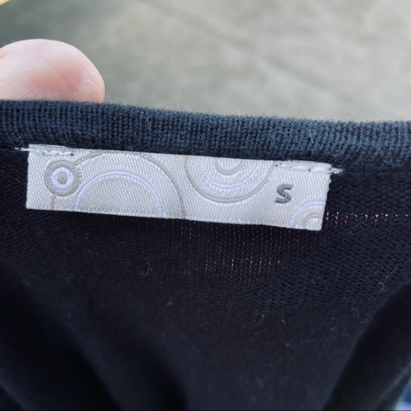 TARGET Black Diamante Knit Top Size Small Casual Office Work Event - Picture 7 of 7